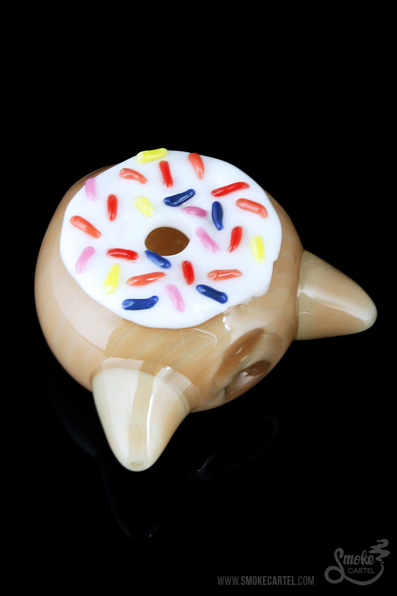 Empire Glassworks Glazed Kitty Donut Hand Pipe - 600 x 900 jpeg 46kB