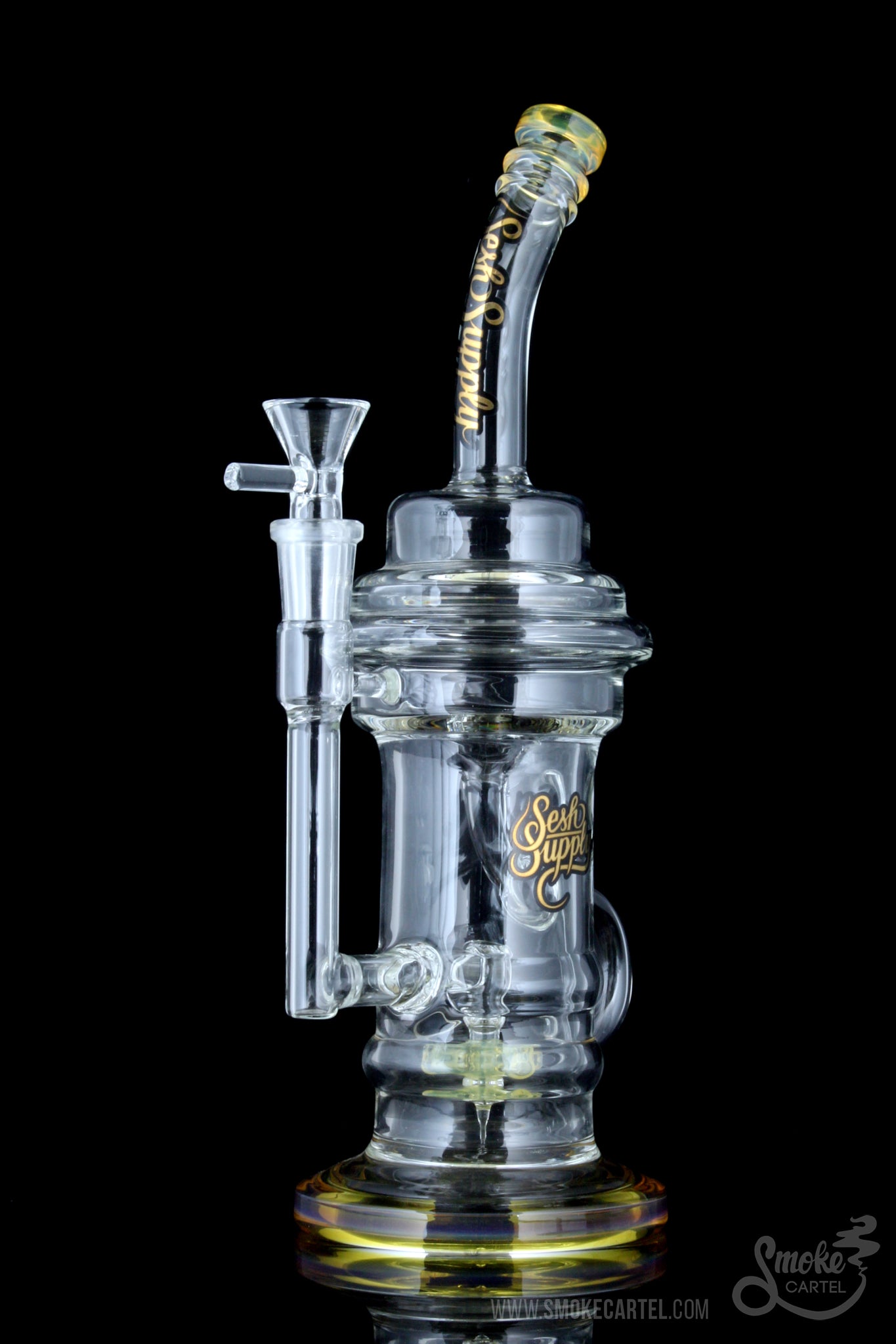 Sesh Supply "Charybdis" Propellor Perc Klein-Style Recycler - 600 x 900 jpeg 64kB