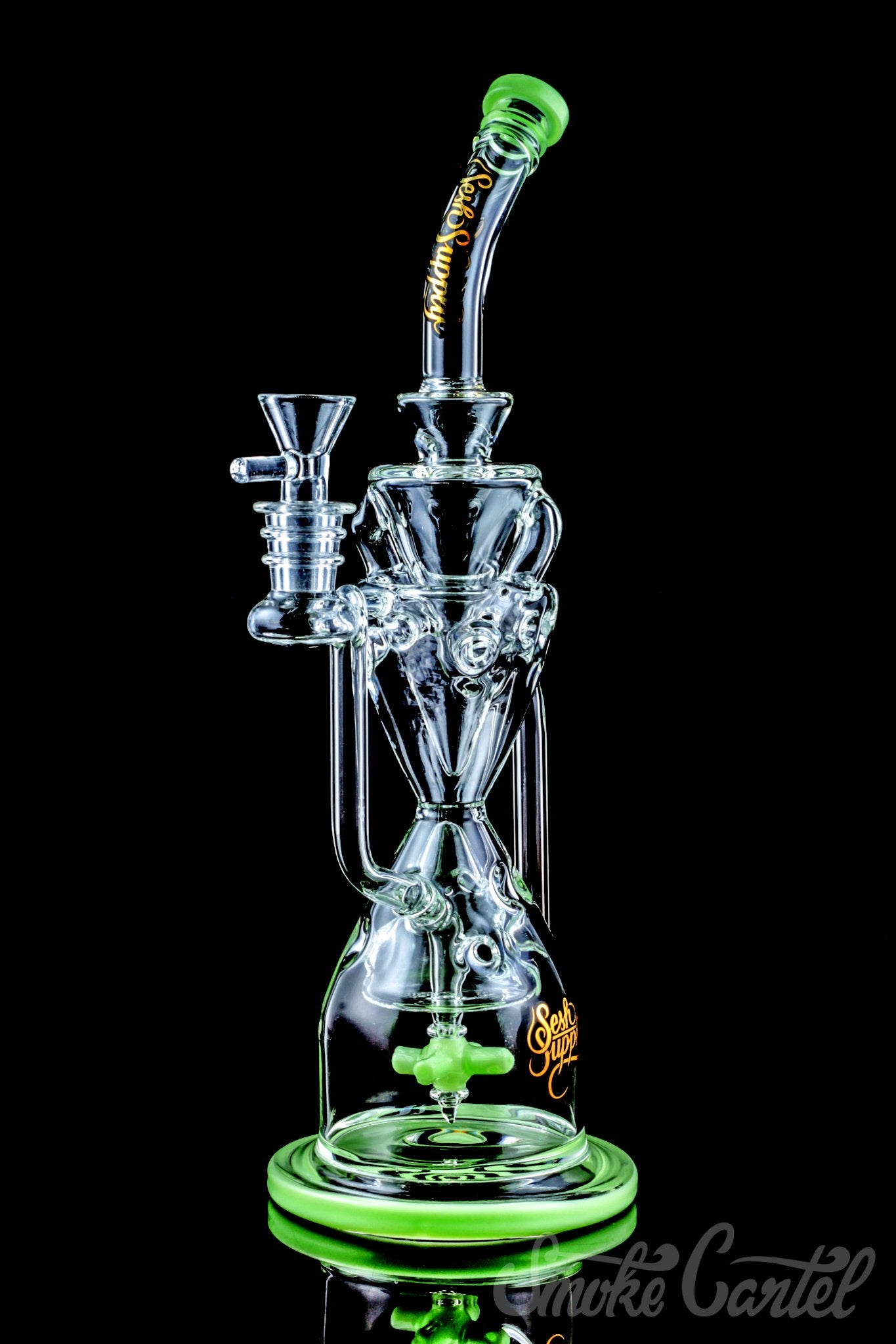 Sesh Supply "Cronus" Swiss Recycler Water Pipe - 600 x 900 jpeg 77kB